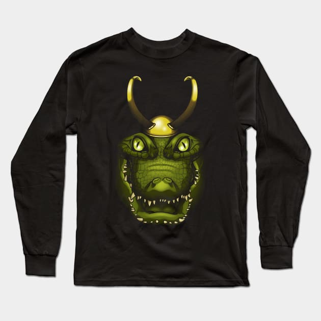 king of alligators Long Sleeve T-Shirt by Patrol